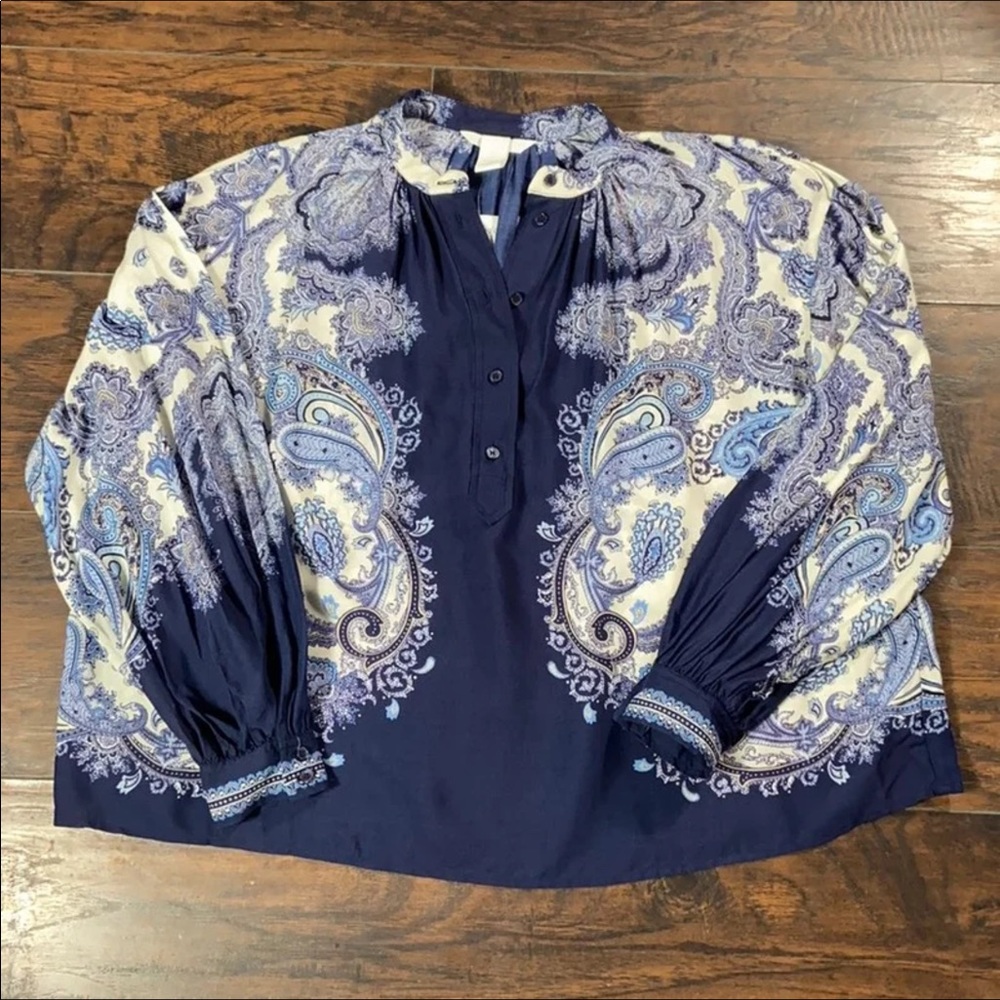 H&M Paisley Blouse